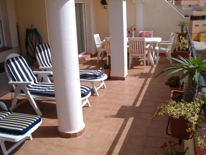 two bedroom apartment to rent anoreta golf  - Large Sunny Terrace