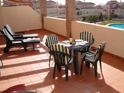 Two bedroom apartment to rent Baviera Golf - Terrace & View
